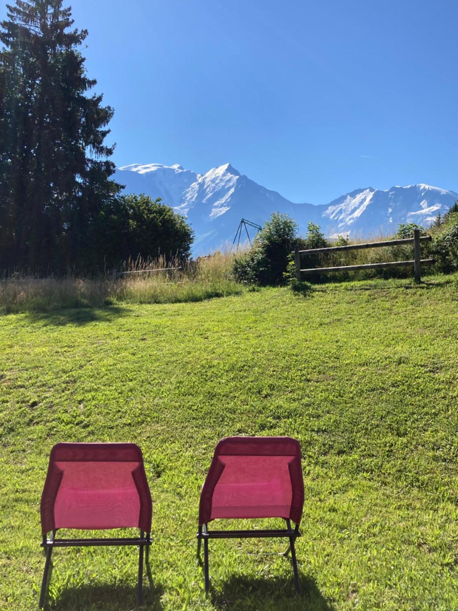 Marie Mont Blanc Vue Mont Blanc Saint-Gervais-les-Bains Exterior foto