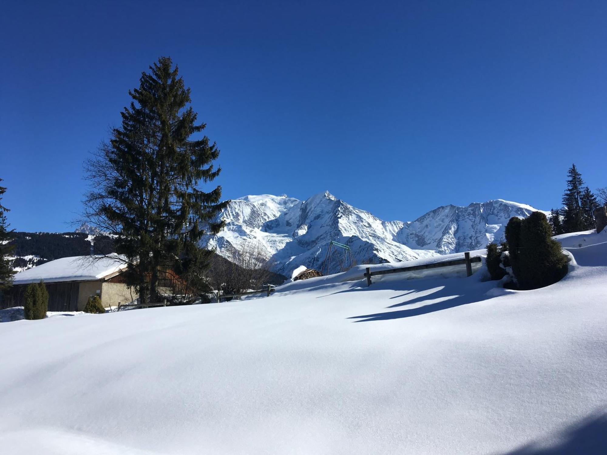 Marie Mont Blanc Vue Mont Blanc Saint-Gervais-les-Bains Exterior foto