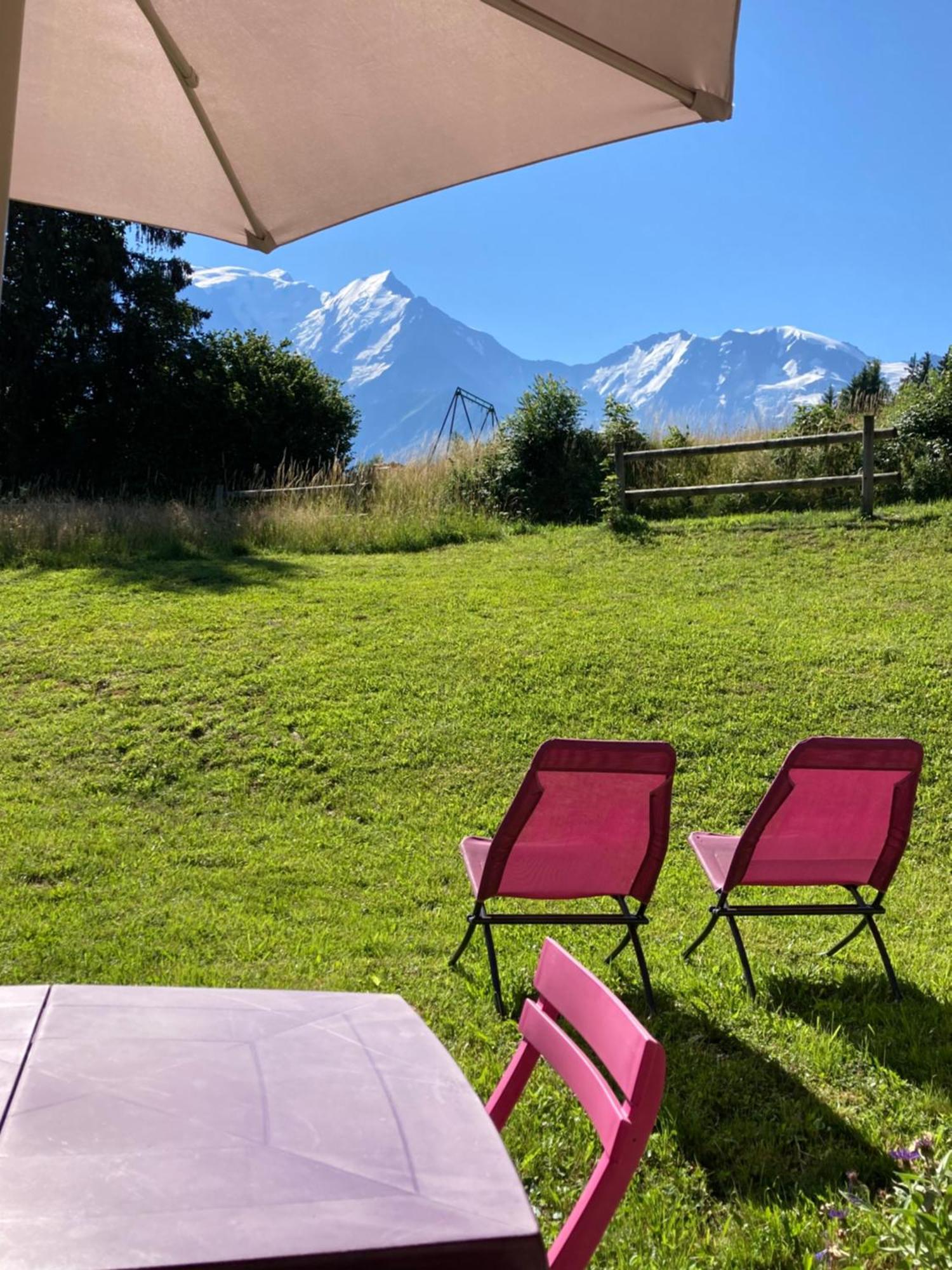 Marie Mont Blanc Vue Mont Blanc Saint-Gervais-les-Bains Exterior foto